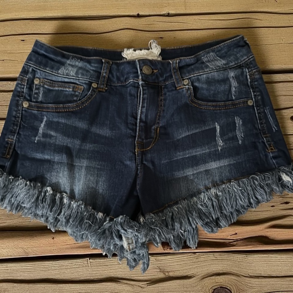 Altard State Denim Frayed Hem Women's Denim Jean Shorts Size 5